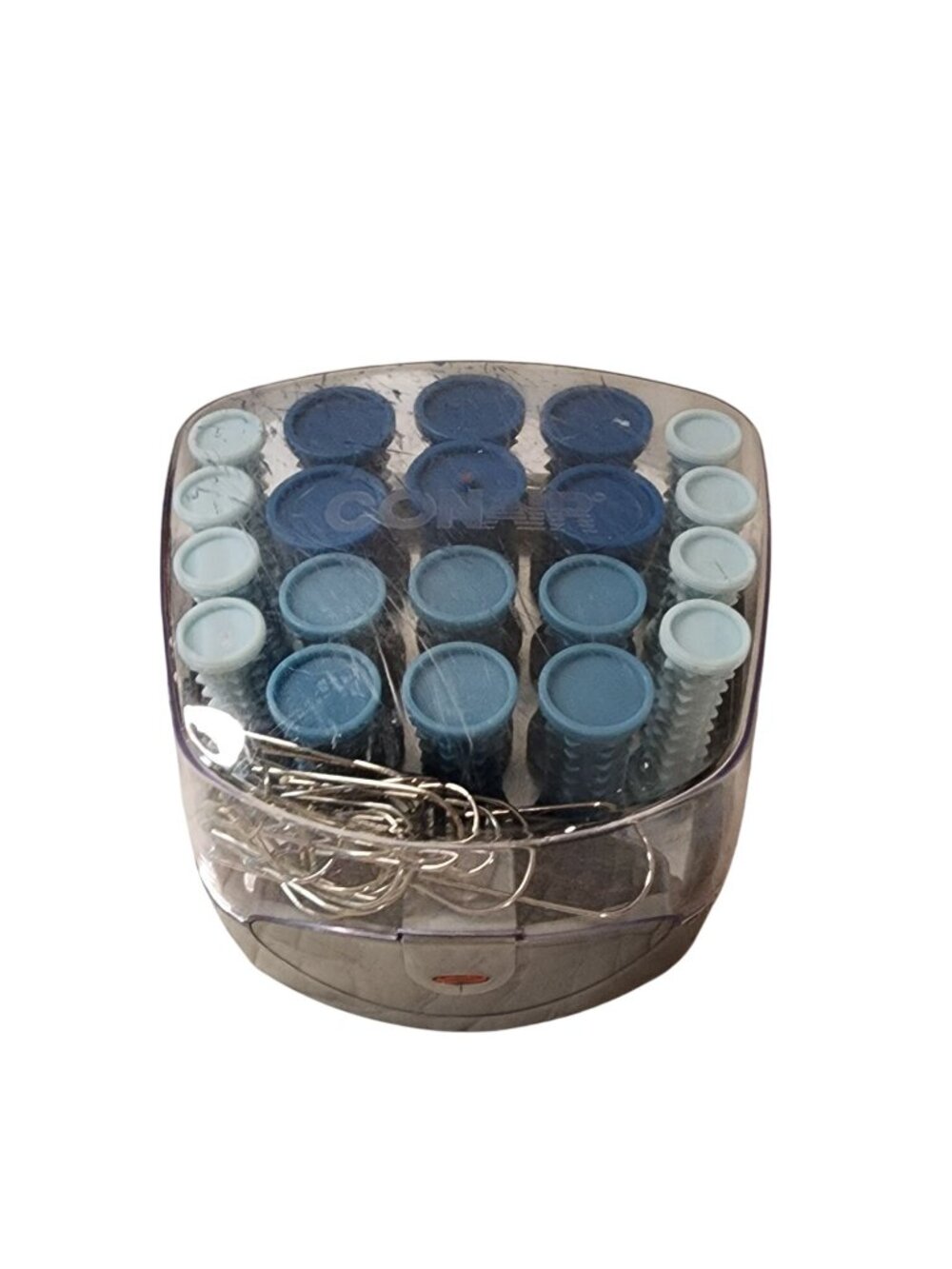 Conair HS34RW Compact Multi Size Hot Roller Set 3 Sizes 20 Curlers some CLIPS